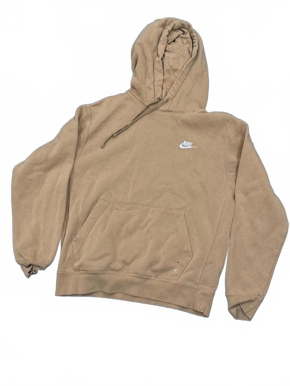 Nike Club "Cream" Vintage 90s Fleece Pullover Hoodie